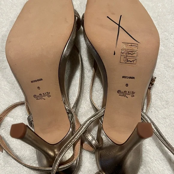 Coach Kaia metallic strappy heeled sandal - Picture 5 of 5